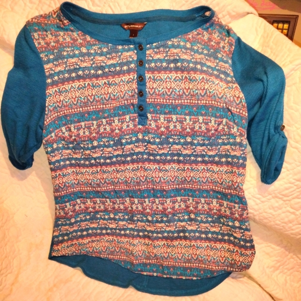 Womens Large Bit &Bridle Shirt